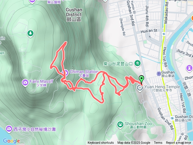 20251115壽山步道(元亨寺免費停車啟登)