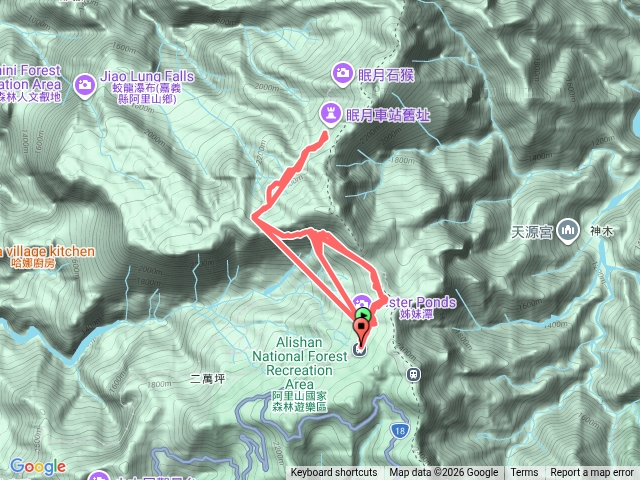 眠月線塔山步道接軌道眠月車站折返預覽圖
