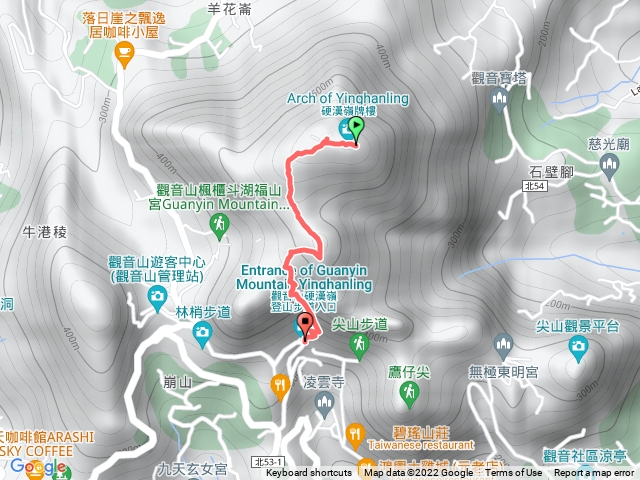 新北－臺灣百大必訪步道硬漢嶺步道(觀音山)202209181828