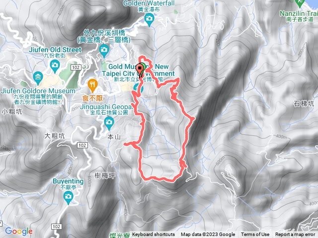 黃金三稜O字路線