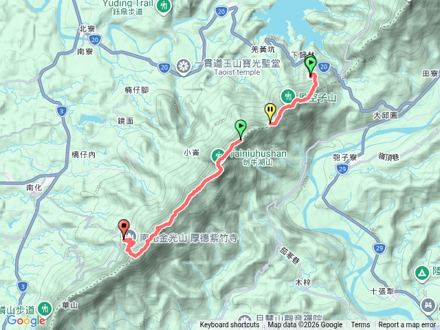 烏山大縱走預覽圖