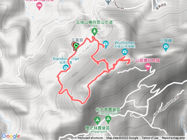 五指山-拇指+食指+中指+一線天