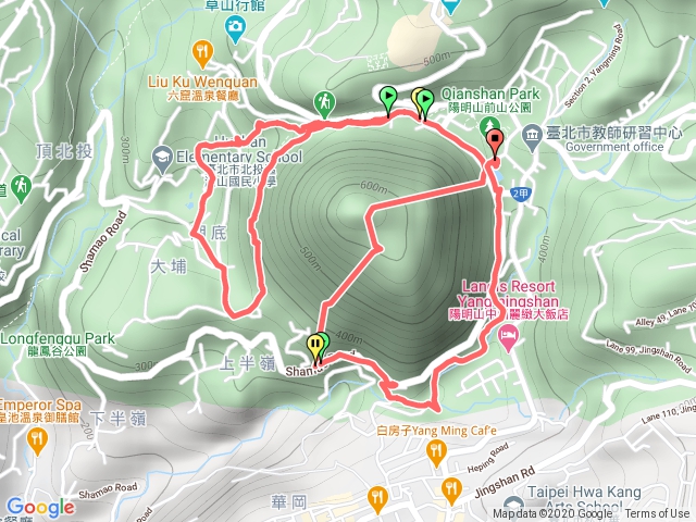 橫嶺半嶺紗帽山天母