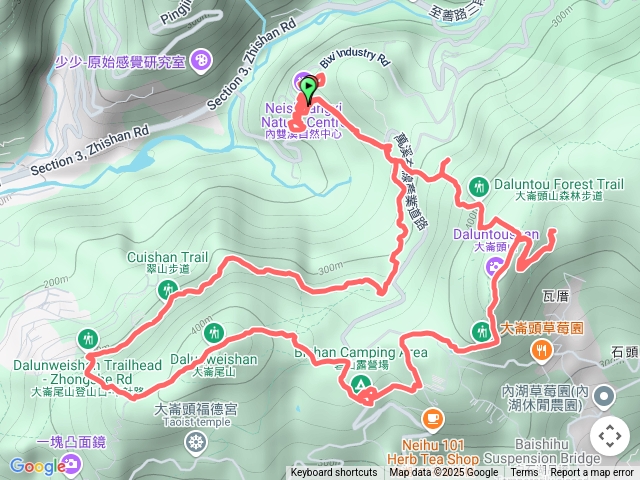 台北小溪頭 內雙溪自然中心-小百岳大崙頭山-大崙尾山
