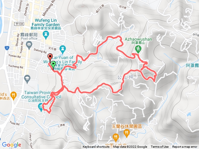 20220218阿罩霧山、中心瓏、望月峰獻堂登山步道