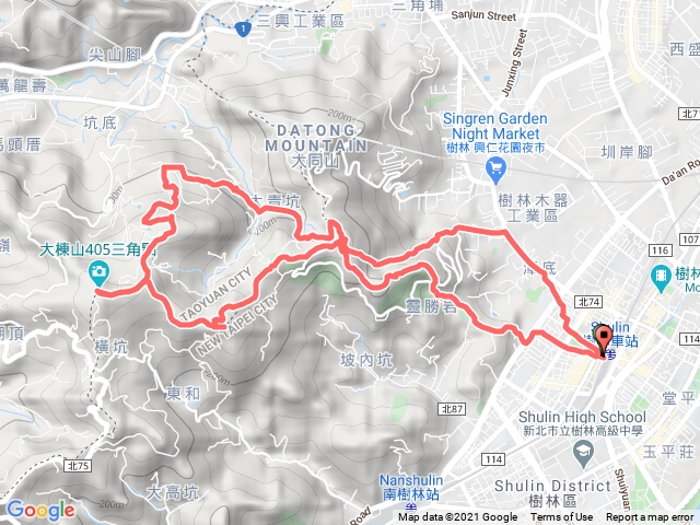 20210411-大棟山步道,基北步道一圈