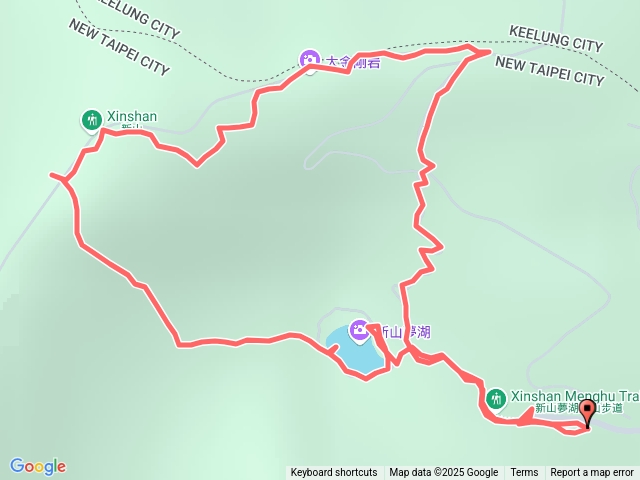 新山夢湖新山大金剛岩環狀