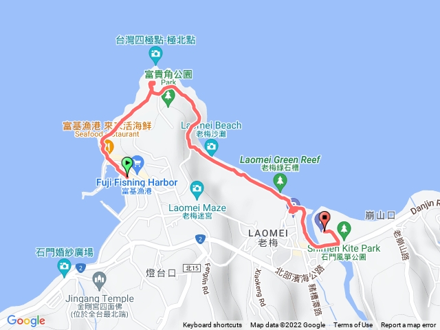 富基漁港➡️富貴角燈塔➡️老梅綠石槽