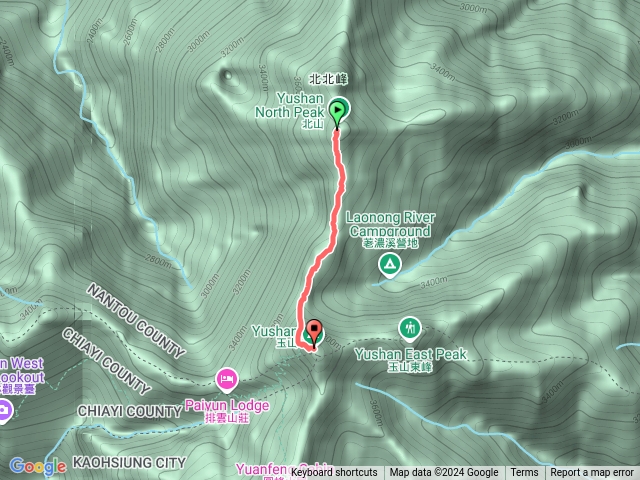 玉山-玉山北峰-玉山主峰