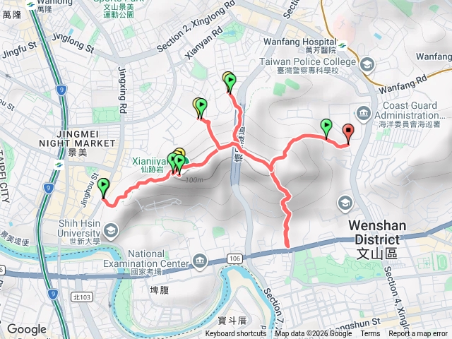 仙跡岩五進五出(興隆木柵麥田景美景興)預覽圖