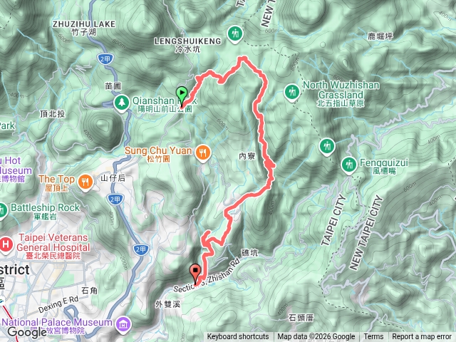 絹絲瀑布竹篙山內雙溪古道坪頂水圳溪山水圳古道出沙崙預覽圖