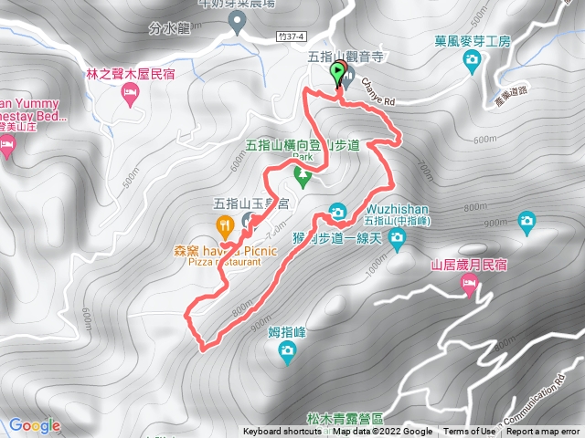 金龜岩+猴硐+五指山橫向步道
