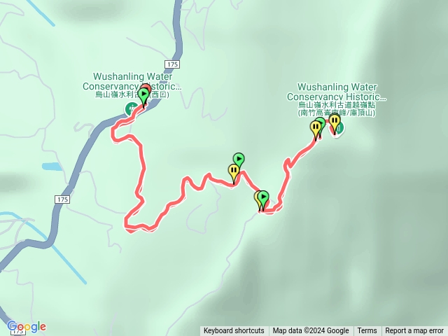 烏山嶺水利古道西口-南竹高崙南峰