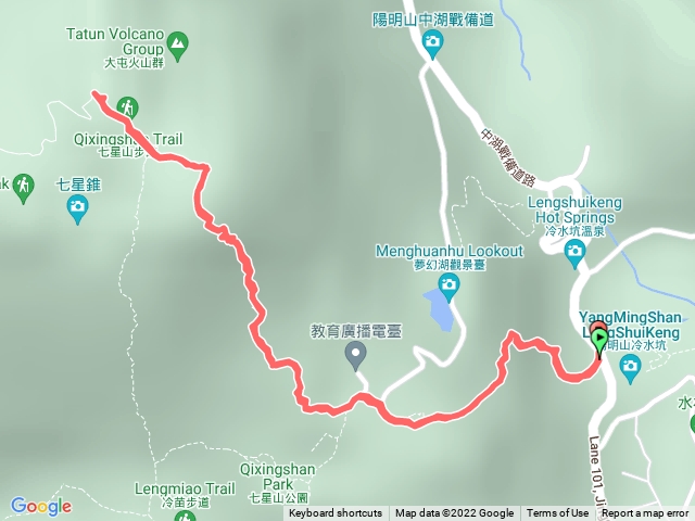 七星山主峰，東風