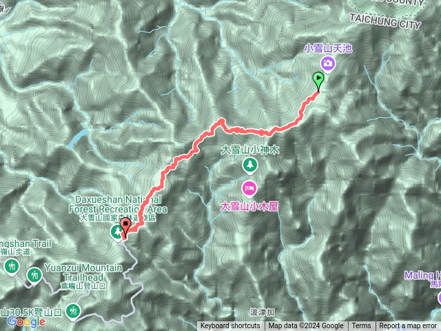 稍來小雪山步道