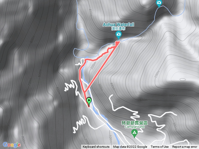 澳花瀑布（回程gps亂漂）
