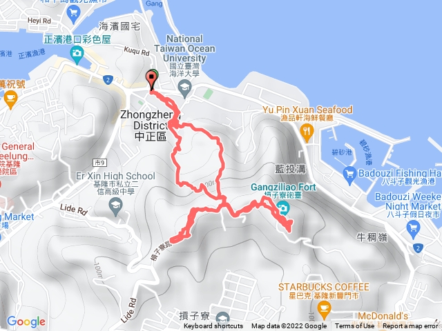 基隆 槓子寮山(龍崗步道+槓子寮砲台)