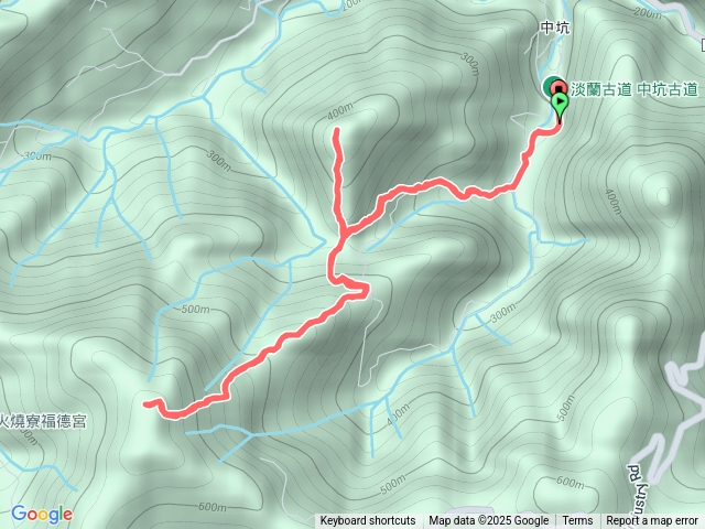 2025-09-18 中坑古道西線 枋山坑山 中坑西山