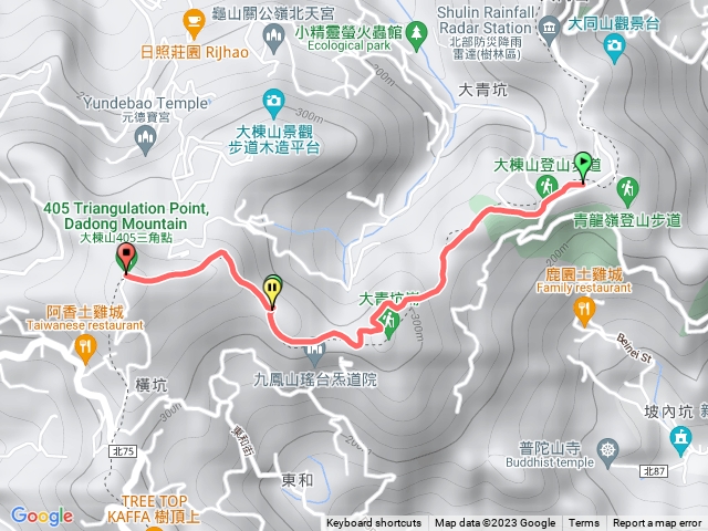 大棟山405三角點