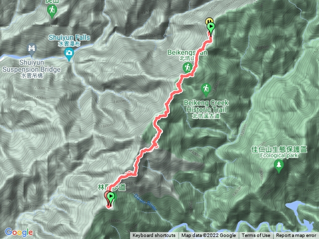 雪見大板根北坑山
