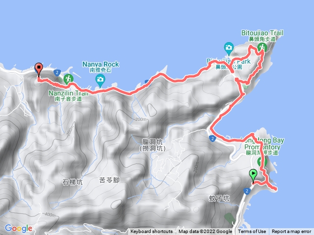 北濱海公路縱走（龍洞灣-南子吝山）