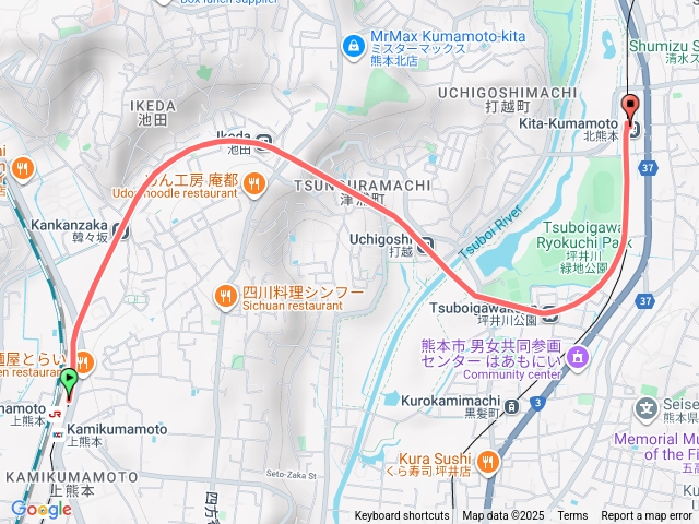 日本熊本上熊的到本熊電車預覽圖