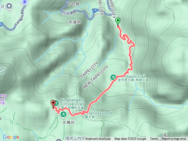 上磺溪到擎天崗預覽圖