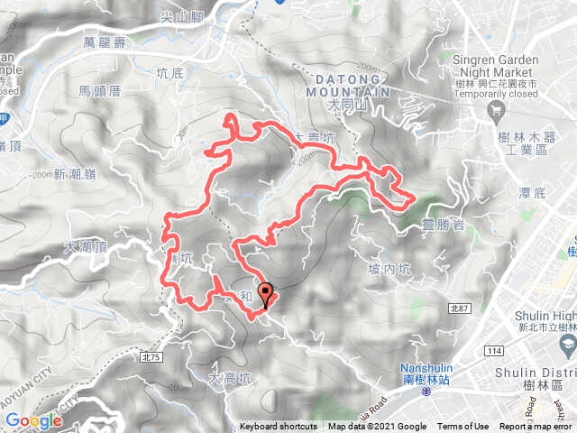 東和橋上大青坑崙山下切大同山
