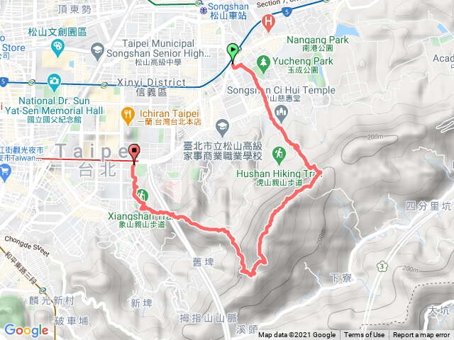 南港山 拇指山 後山埤進象山出