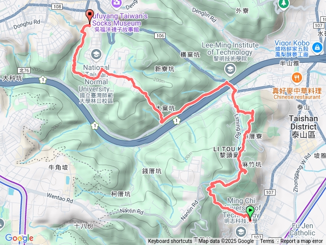 泰山巖新林步道老公崎步道