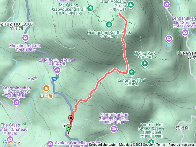 七星山晨跑