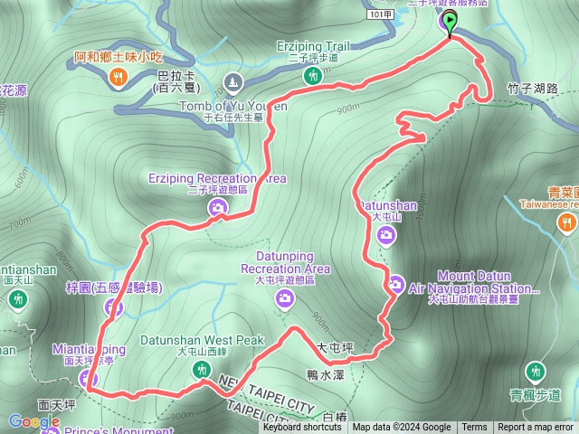 臺北大縱走第二段：二子坪、大屯山西峰、大屯山主峰預覽圖