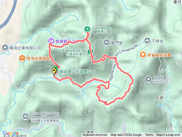 聚興山大湖山〇繞