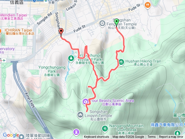 慈惠堂-豹山-虎山-永春濕地預覽圖