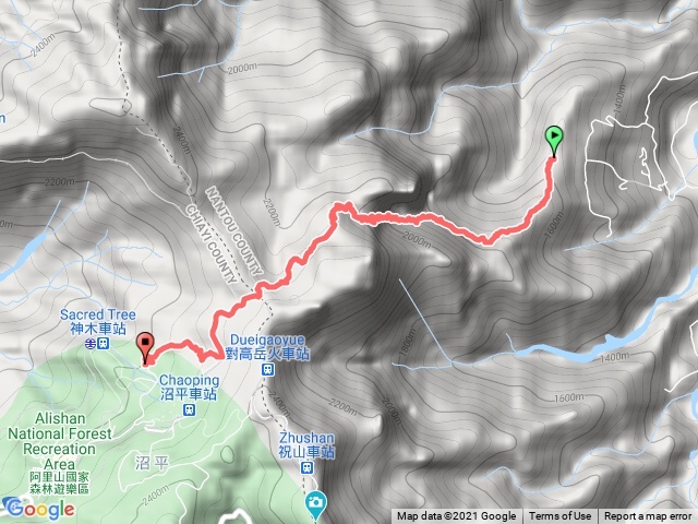神阿縱走-阿里山出