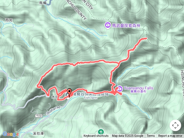 水田瀑布群外鳥嘴蓮包馬武督