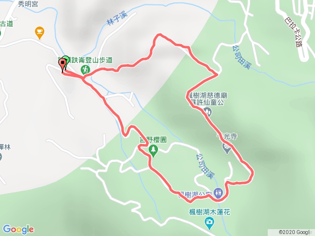 新北淡水跤頭趺步道-楓樹湖步道環走