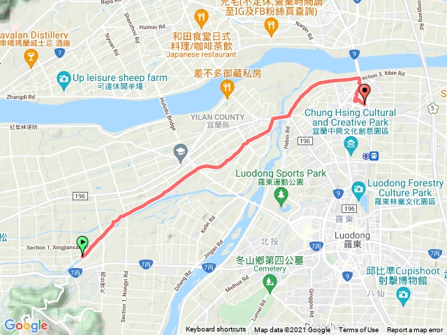 安農溪河濱步道 (大埔往二結車站)