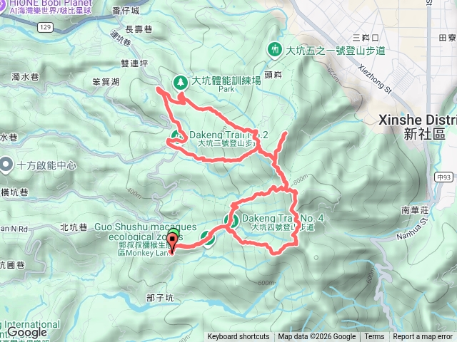 大坑1號4號登入山步道健走預覽圖