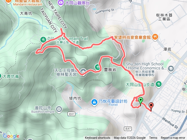 樹林大同山的青龍嶺