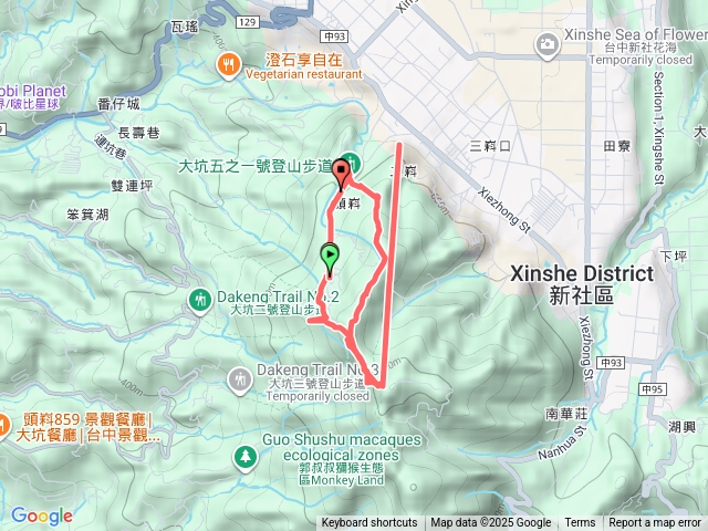 大坑51號步道-頭嵙山-5號步道O型