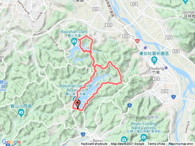 寶一寶二水庫晨跑
