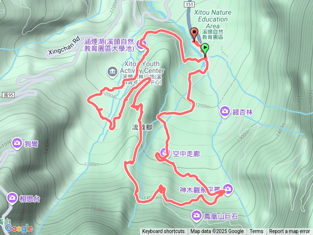 溪頭森林遊樂區一日遊