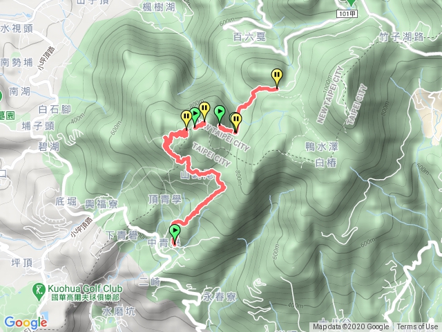 20201107 向天山&面天山&二子坪步道