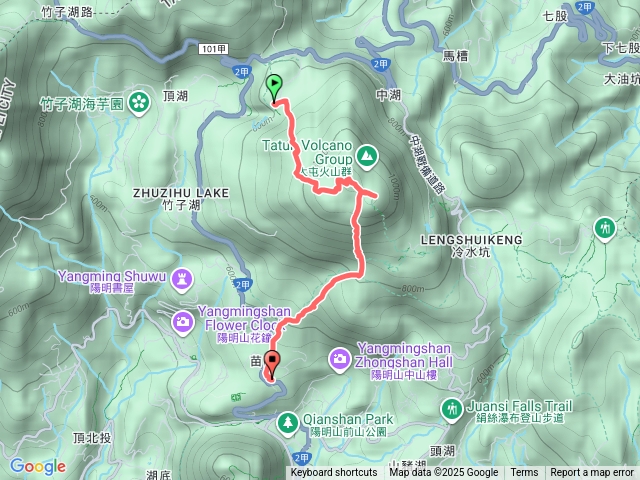 小油坑-七星山-七星山苗圃登山口