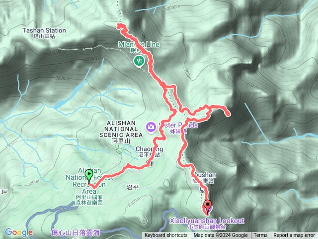 大塔山、對高岳、小笠原山預覽圖