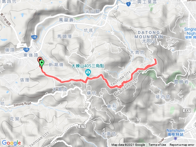 新嶺山-大棟山-青龍嶺