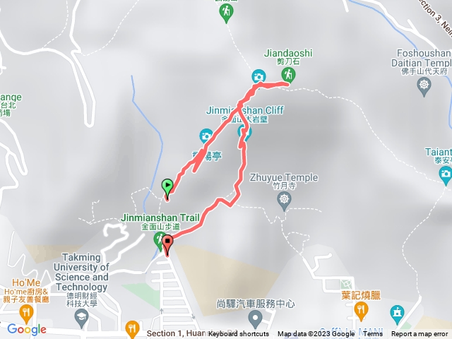 台北－臺灣百大必訪步道金面山親山步道202312261205