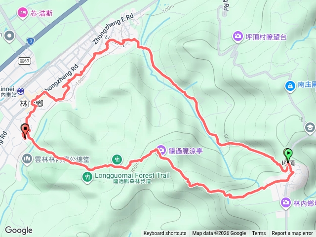 林北大坑坪頂古道-龍過脈森林步道-逆走O繞預覽圖