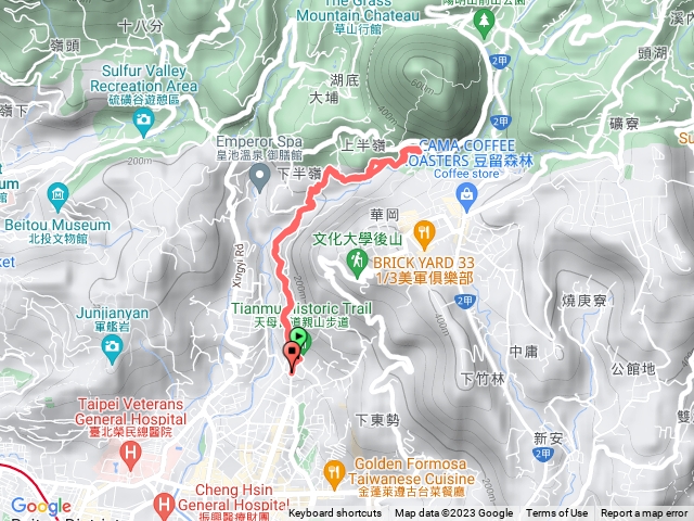 半嶺步道松溪瀑布